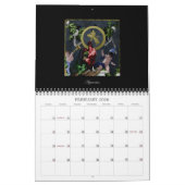(占星術の)十二宮図CALANDER カレンダー (2月 2026)