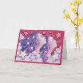 〔占星術の〕十二宮図Geminiグリーティングカード カード (黄色い花)