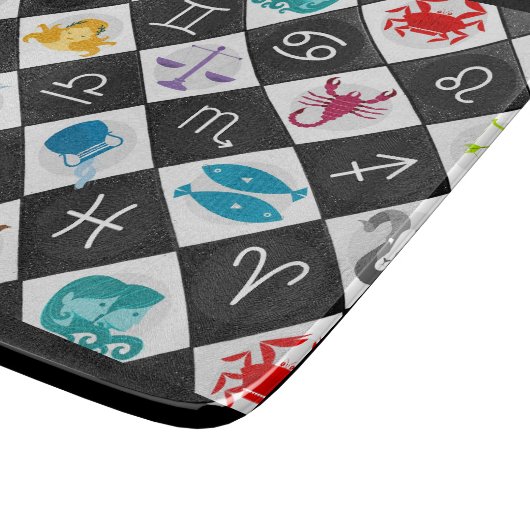 〔占星術の〕十二宮図Sun Sign星座占星術カレンダーThunder_CovE カッティングボード (角)