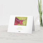 〔占星術の〕十二宮図Taurusグリーティングカード カード (裏面)