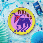 占星術の(占星術の)十二宮図の印の牡羊座によっては、紙皿がパーティを楽しみます ペーパープレート (パーティー)