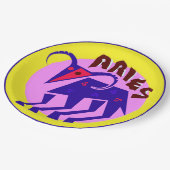 占星術の(占星術の)十二宮図の印の牡羊座によっては、紙皿がパーティを楽しみます ペーパープレート (アングル)