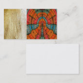 占星術の(占星術の)十二宮図の薬の車輪の名刺 名刺 (正面/裏面)