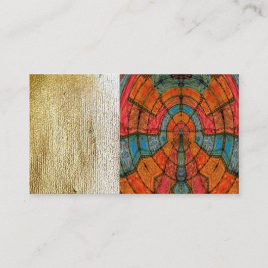 占星術の(占星術の)十二宮図の薬の車輪の名刺 名刺 (正面)