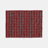 占星術は占星術のギフトの一面をおおいます-カスタマイズ フリースブランケット (正面(横))