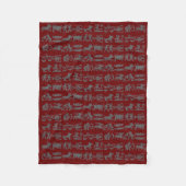 占星術は占星術のギフトの一面をおおいます-カスタマイズ フリースブランケット (正面)