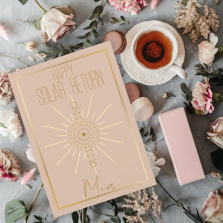 占星術をテーマにした誕生日 カード