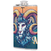 占星術サインアリアリRam フラスク (左)