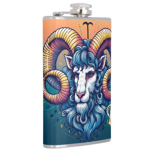 占星術サインアリアリRam フラスク (右)