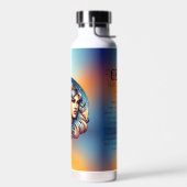 占星術サインジェミニ | ツインズ星占い徴候 ウォーターボトル (左面)