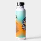 占星術サインジェミニ | ツインズ星占い徴候 ウォーターボトル (右面)