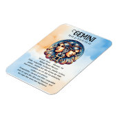 占星術サインジェミニ | バースデー マグネット (左側)