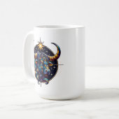 占星術サインタウラス〔占星術の〕十二宮図占星術 コーヒーマグカップ (正面左)