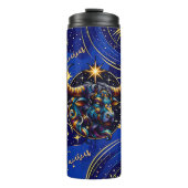 占星術サインタウラス〔占星術の〕十二宮図占星術 タンブラー (正面)