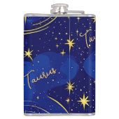 占星術サインタウラス〔占星術の〕十二宮図占星術 フラスク (裏面)