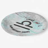 占星術サインリブラアストロロジー〔占星術の〕十二宮図 ペーパープレート (アングル)