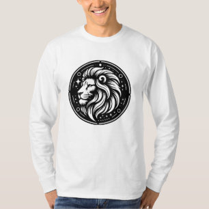 占星術サインレオライオンシンボル Tシャツ