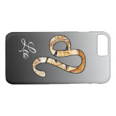 占星術サインレオ誕生日電話ケース Case-Mate iPhoneケース (裏面(横))