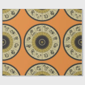 占星術ホイールラッピング紙 ラッピングペーパー (フラット)