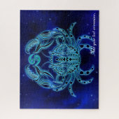 占星術モダン占星術がん〔占星術の〕十二宮図徴候、 ジグソーパズル (縦)