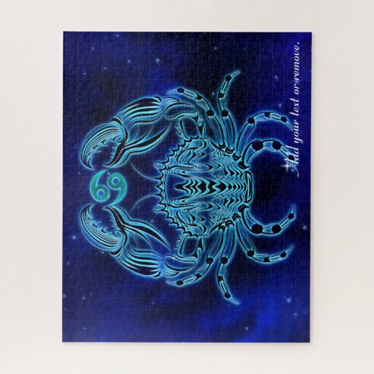 占星術モダン占星術がん〔占星術の〕十二宮図徴候、 ジグソーパズル (縦)