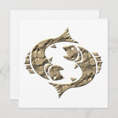 占星術モダン〔占星術の〕十二宮図サインピセス シーズンカード (正面/裏面)