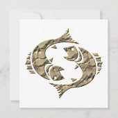 占星術モダン〔占星術の〕十二宮図サインピセス シーズンカード (正面)