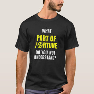 占星術占いのどの部分が占いを理解していない Tシャツ