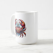 占星術占星術ののがんの徴候 コーヒーマグカップ (正面左)