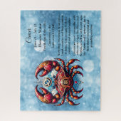 占星術占星術ののがんの徴候 ジグソーパズル (縦)