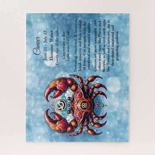占星術占星術ののがんの徴候 ジグソーパズル (縦)