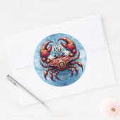 占星術占星術ののがんの徴候 ラウンドシール (封筒)