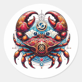 占星術占星術ののがんの徴候 ラウンドシール