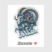 占星術占星術の標識山羊座 シール (シート)