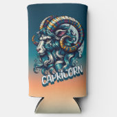 占星術占星術の標識山羊座 スリム缶クーラー (正面)