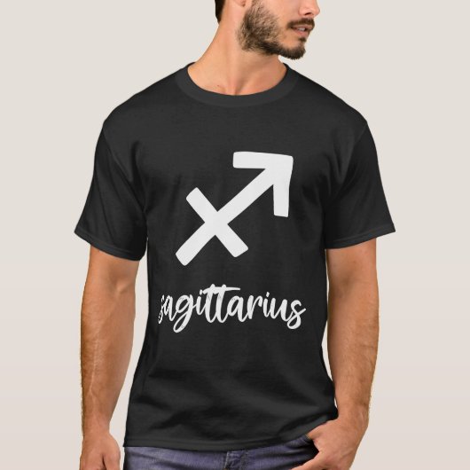 占星術射手座〔占星術の〕十二宮図 Tシャツ (正面)