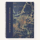 占星術山羊座占星術スケッチブック ノートブック (正面)