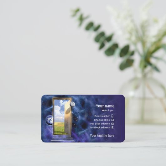 占星術師のための名刺 名刺 (スタンド正面)