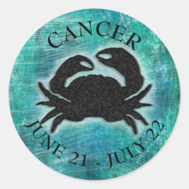 占星術徴候がんカニ ラウンドシール