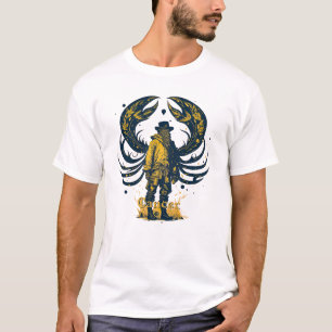 占星術徴候がん Tシャツ