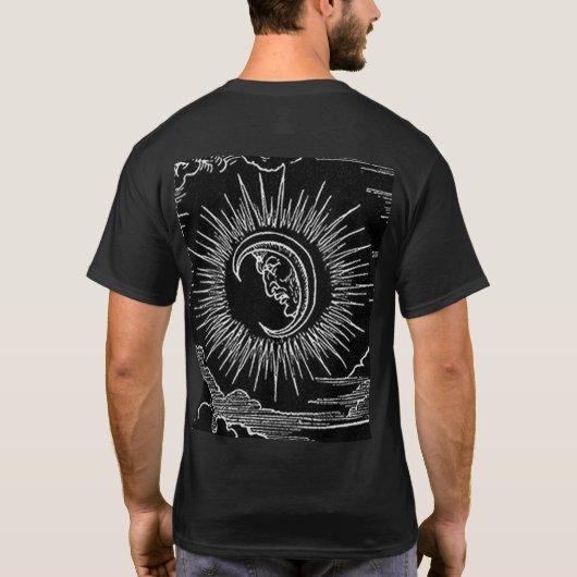 占星術日曜日およびアルブレヒトDurer著月 Tシャツ (裏面)