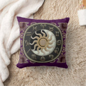 占星術日曜日および月 クッション (ブランケット)