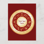 占星術曼荼羅 インビテーションポストカード (正面)