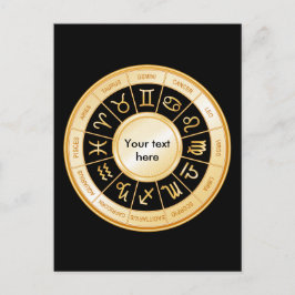 占星術曼荼羅 インビテーションポストカード