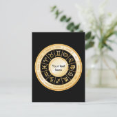 占星術曼荼羅 インビテーションポストカード (スタンド正面)