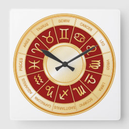占星術曼荼羅 スクエア壁時計