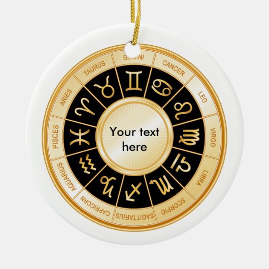 占星術曼荼羅 セラミックオーナメント (正面)