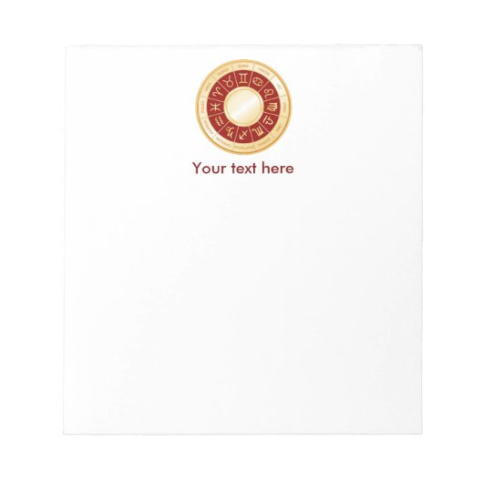 占星術曼荼羅 ノートパッド (正面)