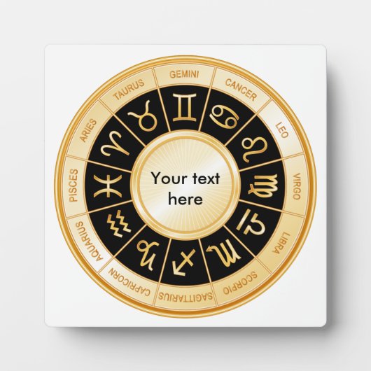 占星術曼荼羅 フォトプラーク (正面)