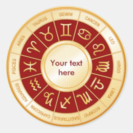 占星術曼荼羅 ラウンドシール